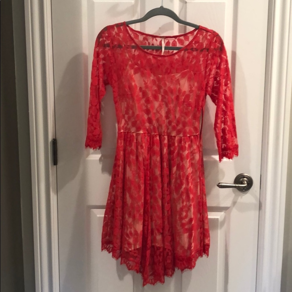 Red dress